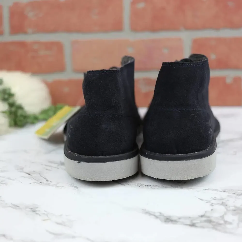 Hey Dude NEW Torino Navy Blue Suede Leather Desert Chukka Boots NWT 9